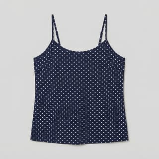 Image 1 of a product Navy Blue Polka Dot Camisole
