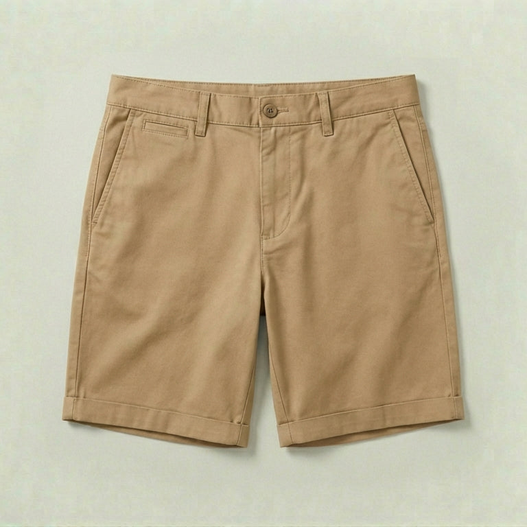 Image 1 of Classic Khaki Chino Shorts